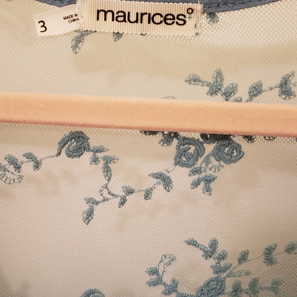 Cotton and lace ruffled tank - Picture 2 of 3